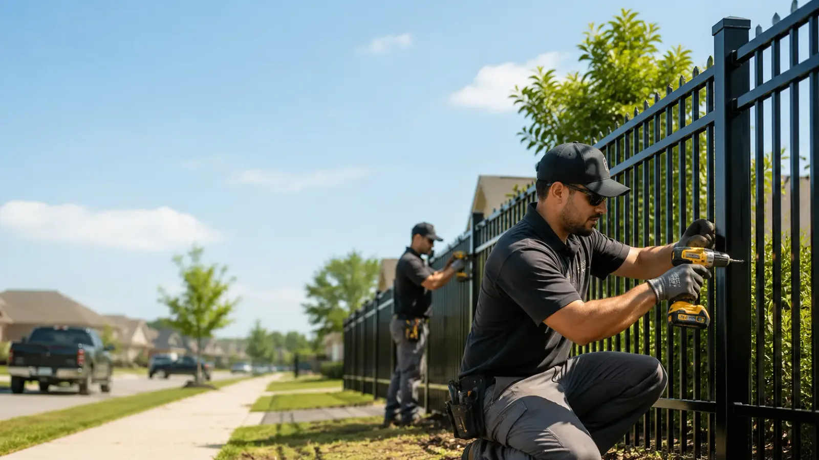 Metal Fence Installation in Allouez, MI